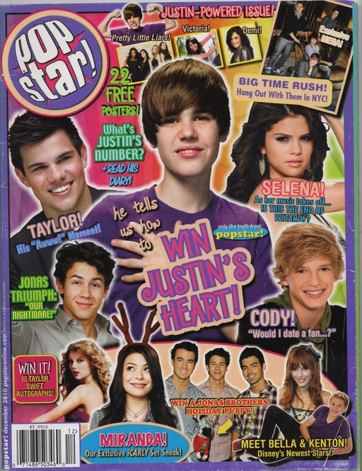 Esta revista la compré en Richmond, Virginia el mismo año en el que el mundo conocía a Justin Bieber, en el que Katy Perry encabezaba los charts de música y en el que Taylor Swift apenas entraba en su era de Speak Now